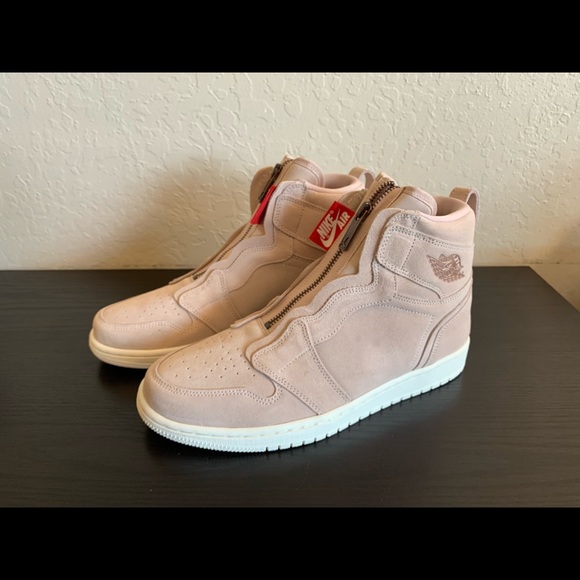 Air Jordan Shoes - Women's Air Jordan 1 High Zip 'Partical Beige